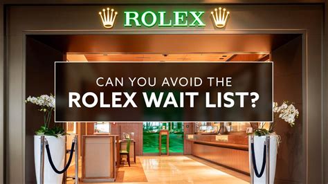 can you just walk in and buy a rolex|rolex waiting list price.